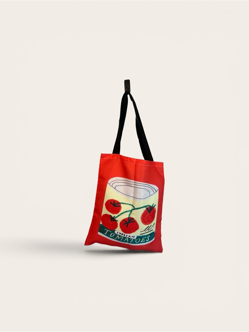 Tomato Tote Bag - Polyester, Non-Structured
